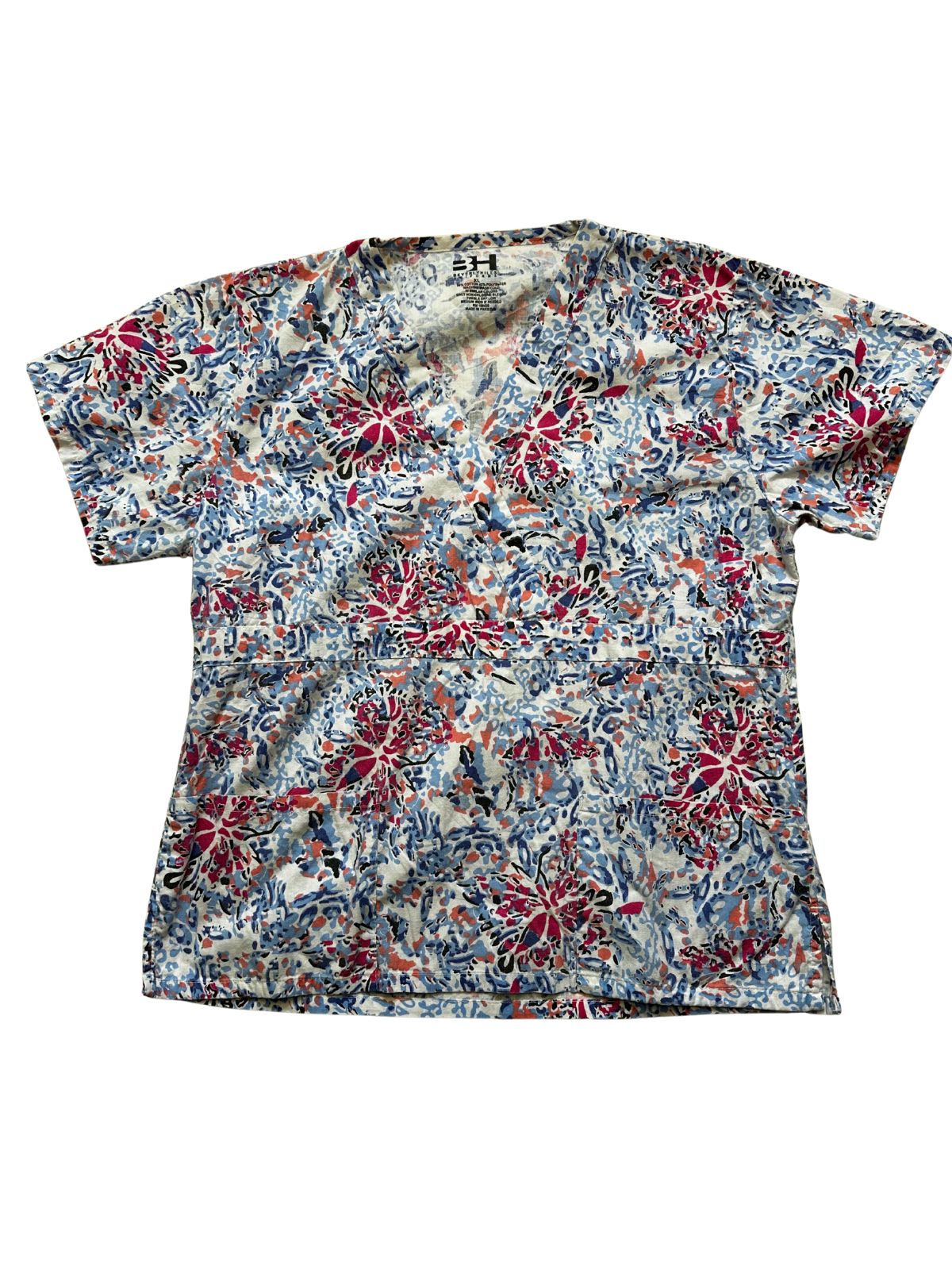 Polera BeverlyHills para mujer Talla XL semi elástica usada como nueva