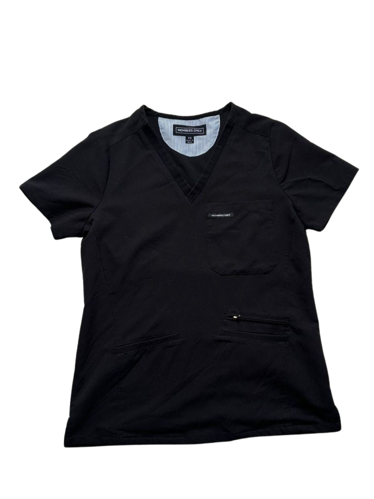 Polera Members Only para mujer Talla XS semi elástica usada como nueva