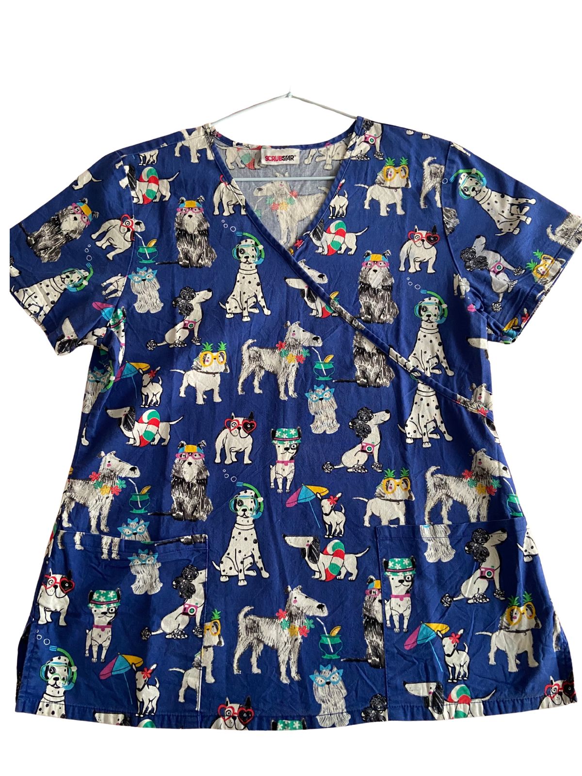 Polera Scrub-Star para mujer Talla M semi elástica usada como nueva