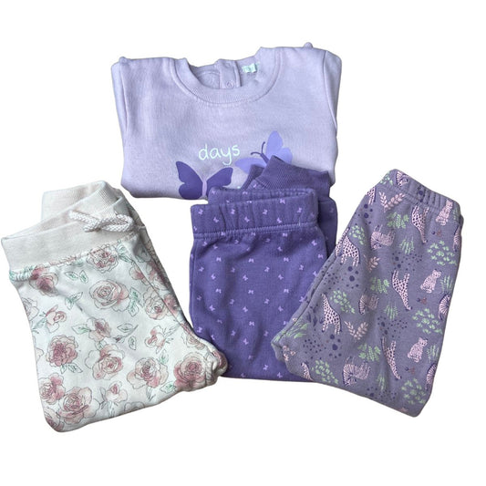 Pack Polerón y 3 Pantalones talla 24 meses